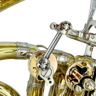 Lewis & Dürk LDx5 "Rhenish" Anniversary Edition - F/Bb Double French Horn - Yellow Brass - Detachable Bell - Unlacquered Finish