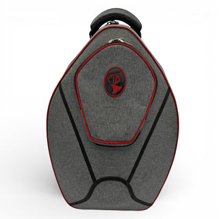 Marcus Bonna MB-4 Baby 2 - Detachable Bell French Horn Case - Cationic Gray - Red Piping (Pre-Owned)
