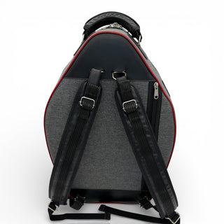 Marcus Bonna MB-4 Baby 2 - Detachable Bell French Horn Case - Cationic Gray - Red Piping (Pre-Owned)