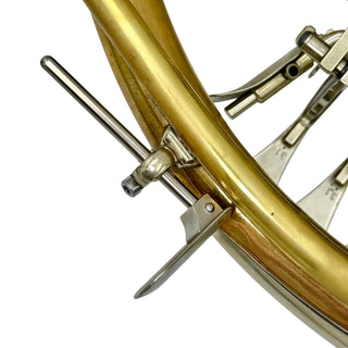 Medlin - F/Bb Double Horn - Yellow Brass - Detachable Bell - Unlacquered Finish - Serial #: 1959 (Pre-Owned)