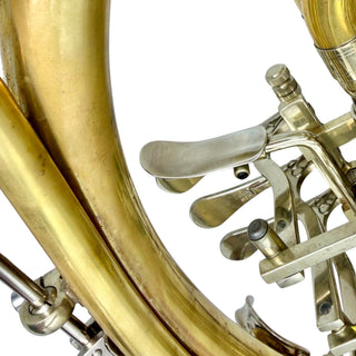 Medlin - F/Bb Double Horn - Yellow Brass - Detachable Bell - Unlacquered Finish - Serial #: 1959 (Pre-Owned)