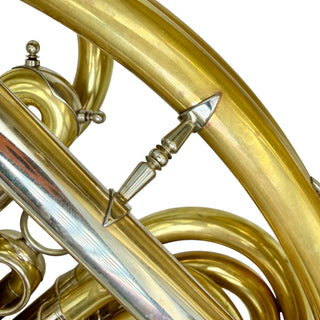 Medlin - F/Bb Double Horn - Yellow Brass - Detachable Bell - Unlacquered Finish - Serial #: 1959 (Pre-Owned)