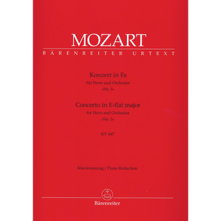Mozart: Horn Concerto No. 3 in E-flat Major K. 447 - Urtext Edition
