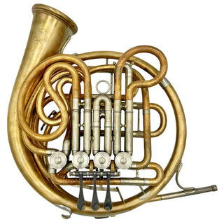 Paxman 20L - F/Bb Double French Horn - Gold Brass - Detachable Bell - Unlacquered Finish - Serial #: 98023 L (Pre-Owned)