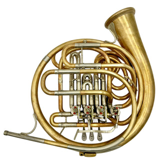 Paxman 20L - F/Bb Double French Horn - Gold Brass - Detachable Bell - Unlacquered Finish - Serial #: 98023 L (Pre-Owned)