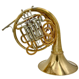 Paxman 20L - F/Bb Double French Horn - Gold Brass - Detachable Bell - Unlacquered Finish - Serial #: 98023 L (Pre-Owned)