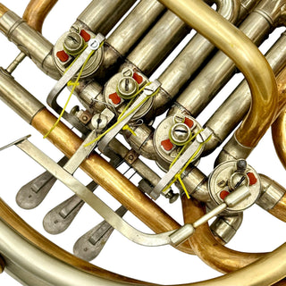 Paxman 20L - F/Bb Double French Horn - Gold Brass - Detachable Bell - Unlacquered Finish - Serial #: 98023 L (Pre-Owned)