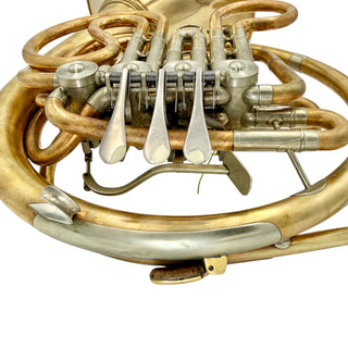 Paxman 20L - F/Bb Double French Horn - Gold Brass - Detachable Bell - Unlacquered Finish - Serial #: 98023 L (Pre-Owned)