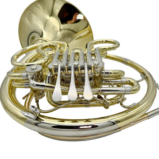 Paxman 20MYDC - F/Bb Double French Horn - Yellow Brass - Detachable Bell - Unlacquered Finish