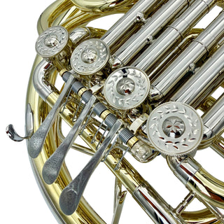 Paxman 20MYDC - F/Bb Double French Horn - Yellow Brass - Detachable Bell - Unlacquered Finish