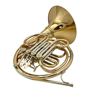 Paxman 23e - F/Bb Double French Horn -  Gold Brass - Detachable Bell - Lacquered Finish - Serial #: 3477 (Pre-Owned)