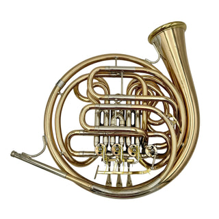 Paxman 23e - F/Bb Double French Horn -  Gold Brass - Detachable Bell - Lacquered Finish - Serial #: 3477 (Pre-Owned)