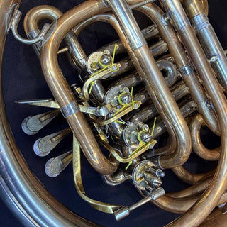 Paxman 25E w/ Extra Bell Flare - F/Bb Double Horn - Unlacquered Finish - Serial #: 2158 (Pre-Owned)