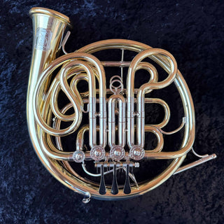 Paxman 27M - F/Bb Double French Horn - Yellow Brass - Detachable Bell - Lacquered Finish - Serial #: 62000 (Pre-Owned)