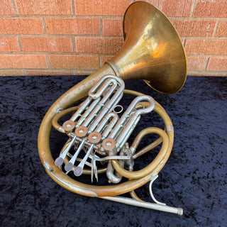 Paxman 40L Bb/High F Descant Horn - Gold Brass - Detachable Bell - Unlacquered Finish - Serial #: 118413L (*AS-IS*)