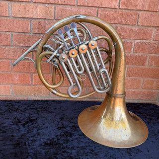 Paxman 40L Bb/High F Descant Horn - Gold Brass - Detachable Bell - Unlacquered Finish - Serial #: 118413L (*AS-IS*)