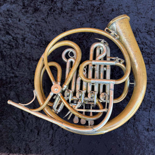 Paxman 40L Bb/High F Descant Horn - Gold Brass - Detachable Bell - Unlacquered Finish - Serial #: 118413L (*AS-IS*)