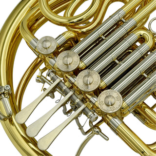 Paxman Academy - F/Bb Double French Horn - Yellow Brass - Fixed Bell - Lacquered Finish - Serial #: 5082779 (Pre-Owned)