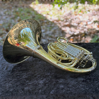 Ricco Kühn W 283 - F/Bb Double French Horn - Yellow Brass - Detachable Bell - Unlacquered Finish
