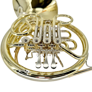 Ricco Kühn W 283 - F/Bb Double French Horn - Yellow Brass - Detachable Bell - Unlacquered Finish