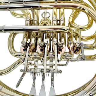 Ricco Kühn W 283 - F/Bb Double French Horn - Yellow Brass - Detachable Bell - Unlacquered Finish