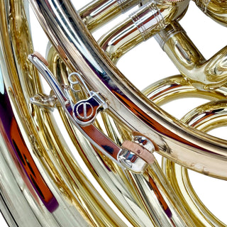 Ricco Kühn W 283 - F/Bb Double French Horn - Yellow Brass - Detachable Bell - Unlacquered Finish