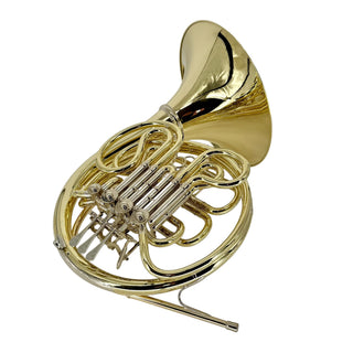 Ricco Kühn W 293 - F/Bb Double French Horn - Yellow Brass - Detachable Bell - Unlacquered Finish