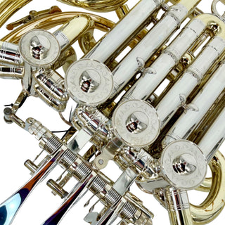 Ricco Kühn W 293 - F/Bb Double French Horn - Yellow Brass - Detachable Bell - Unlacquered Finish
