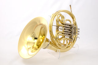 Ricco Kühn W 293 Innovation - F/Bb Double French Horn - Yellow Brass - Detachable Bell - Unlacquered Finish