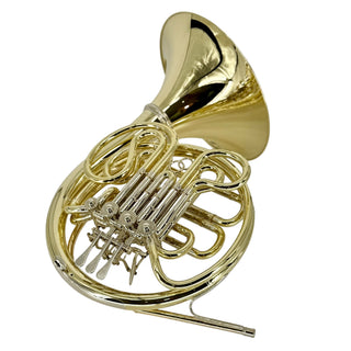 Ricco Kühn W 293 Innovation - F/Bb Double French Horn - Yellow Brass - Detachable Bell - Unlacquered Finish