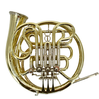 Ricco Kühn W 293 Innovation - F/Bb Double French Horn - Yellow Brass - Detachable Bell - Unlacquered Finish