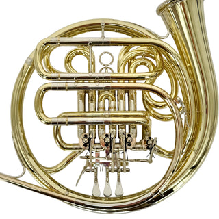 Ricco Kühn W 293 Innovation - F/Bb Double French Horn - Yellow Brass - Detachable Bell - Unlacquered Finish