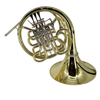 Ricco Kühn W 293 Innovation - F/Bb Double French Horn - Yellow Brass - Detachable Bell - Unlacquered Finish