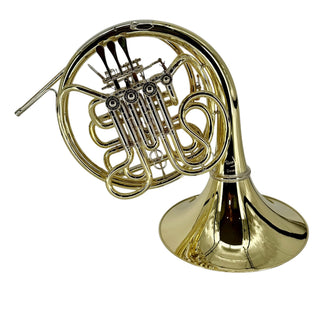 Ricco Kühn W 293 Innovation - F/Bb Double French Horn - Yellow Brass - Detachable Bell - Unlacquered Finish