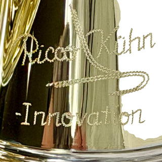 Ricco Kühn W 293 Innovation - F/Bb Double French Horn - Yellow Brass - Detachable Bell - Unlacquered Finish