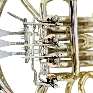 Ricco Kühn W 293 Innovation - F/Bb Double French Horn - Yellow Brass - Detachable Bell - Unlacquered Finish