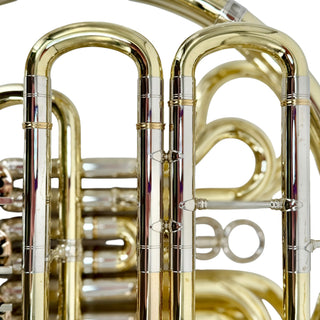 Ricco Kühn W 293 Innovation - F/Bb Double French Horn - Yellow Brass - Detachable Bell - Unlacquered Finish