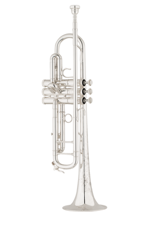 S. E. Shires Custom Series Model A - Bb Trumpet - Silver-Plated