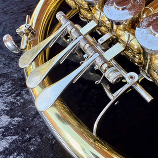 S.E. Shires Custom Series Model SHR200-U - F/Bb Double French Horn - Detachable Bell Unlacquered Finish