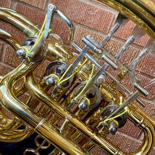 S.E. Shires Custom Series Model SHR200-U - F/Bb Double French Horn - Detachable Bell Unlacquered Finish