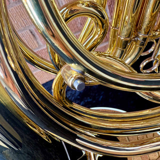 S.E. Shires Custom Series Model SHR200-U - F/Bb Double French Horn - Detachable Bell Unlacquered Finish