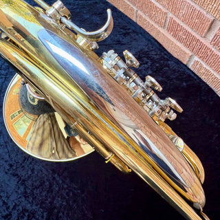 S.E. Shires Custom Series Model SHR200-U - F/Bb Double French Horn - Detachable Bell Unlacquered Finish