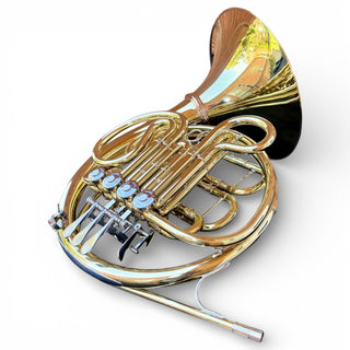 S.E. Shires Custom Series Model SHR200-U - F/Bb Double French Horn - Detachable Bell Unlacquered Finish