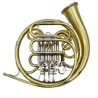 S.E. Shires Q21 - F/Bb Double French Horn - Yellow Brass - Detachable Bell - Lacquered Finish