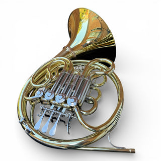 S.E. Shires Q21 - F/Bb Double French Horn - Yellow Brass - Detachable Bell - Unlacquered Finish