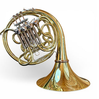 S.E. Shires Q21 - F/Bb Double French Horn - Yellow Brass - Detachable Bell - Unlacquered Finish