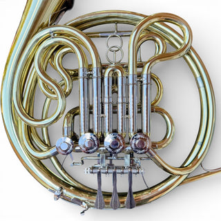 S.E. Shires Q21 - F/Bb Double French Horn - Yellow Brass - Detachable Bell - Unlacquered Finish