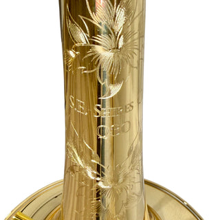 S.E. Shires Q30GA Q Series Tenor Trombone Gold Brass Bell Axial-Flow Valve