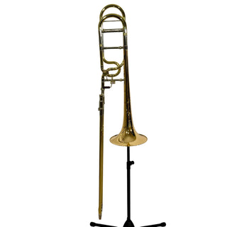 S.E. Shires Q30GR Q Series Tenor Trombone Gold Brass Bell Rotary Valve
