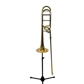 S.E. Shires Q30GR Q Series Tenor Trombone Gold Brass Bell Rotary Valve